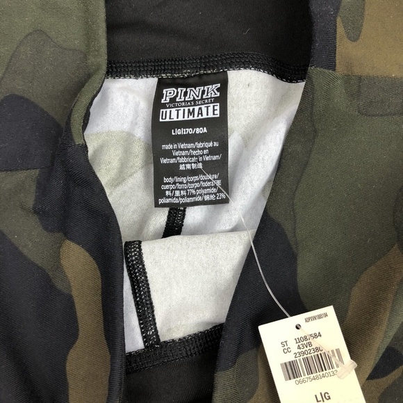 Large Victoria's Secret PINK Ultimate Camo Legging - Picture 6 of 7